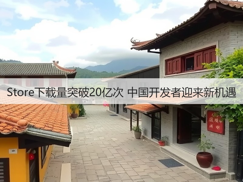 Store下载量突破20亿次 中国开发者迎来新机遇